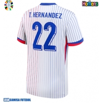 Camisa de Futebol França Theo Hernandez #22 Equipamento Secundário Europeu 2024 Manga Curta